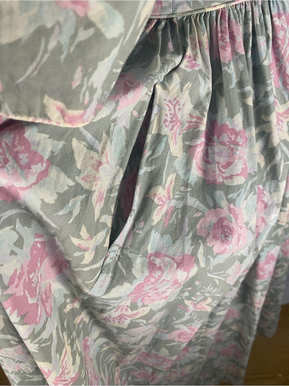 Laura Ashley Pastel Floral Blouse in Pink & Green - Picture 5 of 10